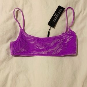 Triangl velvet set with matching Fannypack